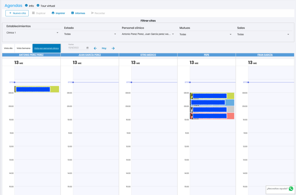 Agenda De Citas Médicas Vitaminada Nueva Versión Programa Gratuito Para Clínicas Inceme 1820